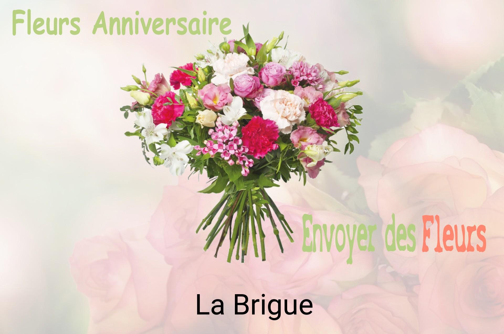 Bouquet de fleurs d’anniversaire livré à La Brigue
