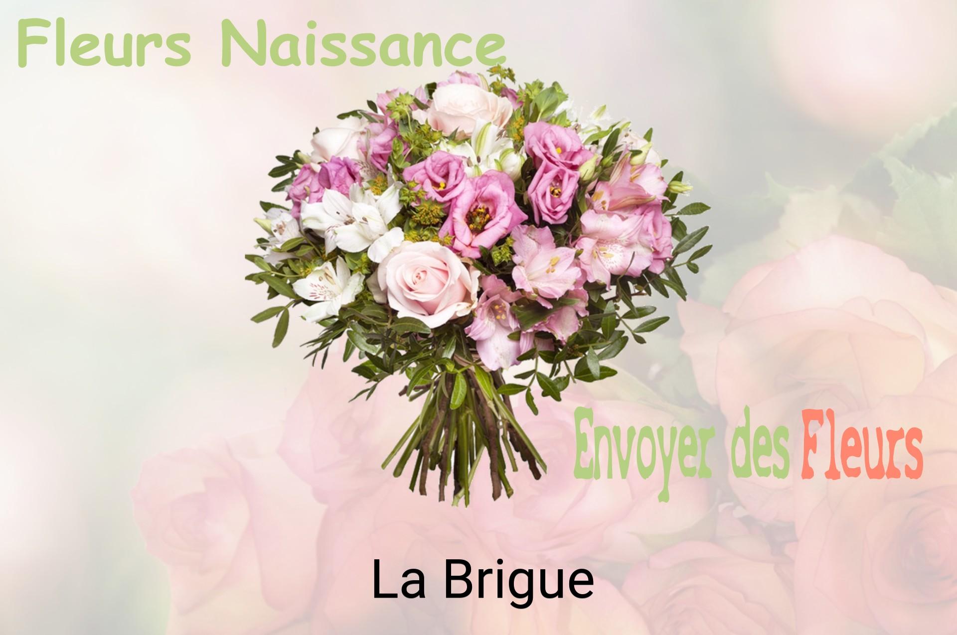 Bouquet de fleurs de naissance livré à La Brigue